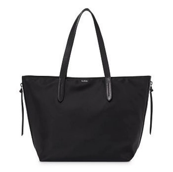 New Botkier New York Bond Black Nylon Zip Tote Bag. - Picture 10 of 16